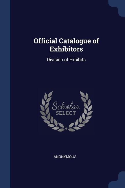 Couverture_Official Catalogue of Exhibitors