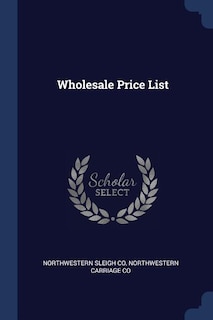 Front cover_Wholesale Price List