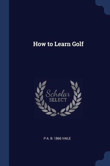 Front cover_How to Learn Golf