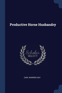 Front cover_Productive Horse Husbandry