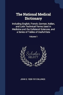 Front cover_The National Medical Dictionary