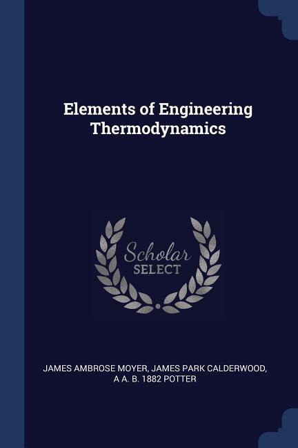 Couverture_Elements of Engineering Thermodynamics