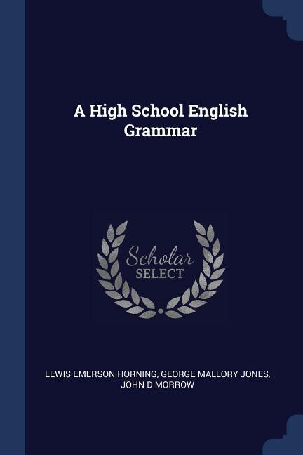 Front cover_A High School English Grammar