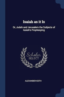 Front cover_Isaiah as it Is