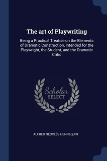 Couverture_The art of Playwriting