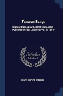 Front cover_Famous Songs