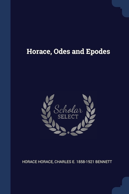 Front cover_Horace, Odes and Epodes