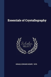 Couverture_Essentials of Crystallography