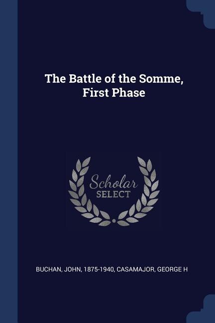 Couverture_The Battle of the Somme, First Phase