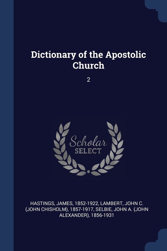 Front cover_Dictionary of the Apostolic Church