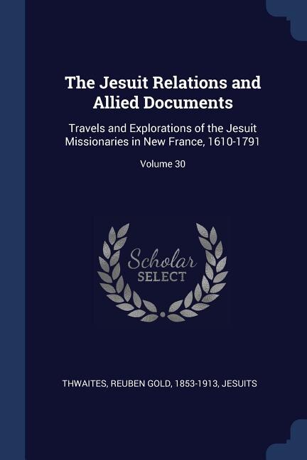 Couverture_The Jesuit Relations and Allied Documents