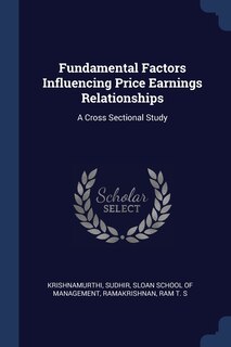 Front cover_Fundamental Factors Influencing Price Earnings Relationships