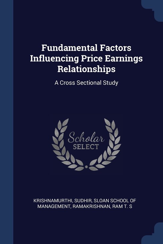 Front cover_Fundamental Factors Influencing Price Earnings Relationships