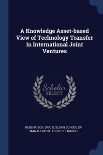 Front cover_A Knowledge Asset-based View of Technology Transfer in International Joint Ventures