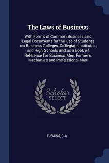 Couverture_The Laws of Business
