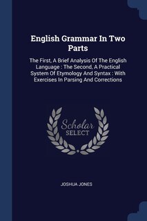 Front cover_English Grammar In Two Parts