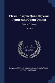 Front cover_Flavii Josephi Quae Reperiri Potuerunt Opera Omnia