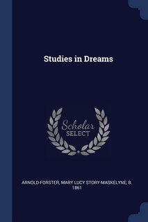 Front cover_Studies in Dreams