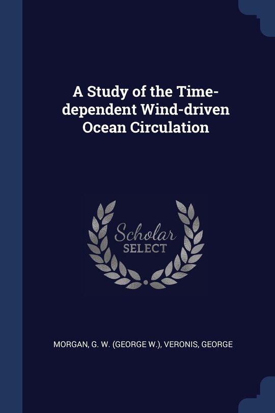 Couverture_A Study of the Time-dependent Wind-driven Ocean Circulation