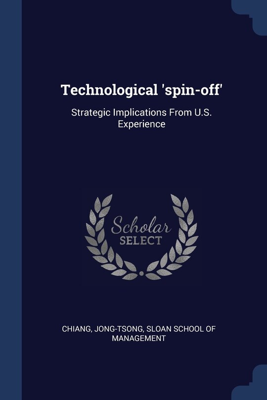 Front cover_Technological 'spin-off'
