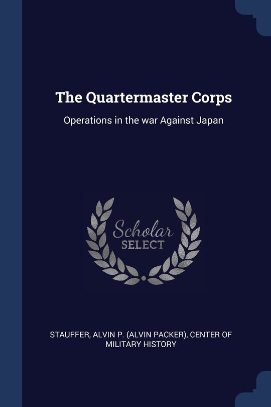 Front cover_The Quartermaster Corps