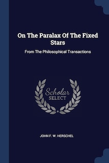 Couverture_On The Paralax Of The Fixed Stars