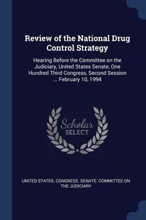 Couverture_Review of the National Drug Control Strategy