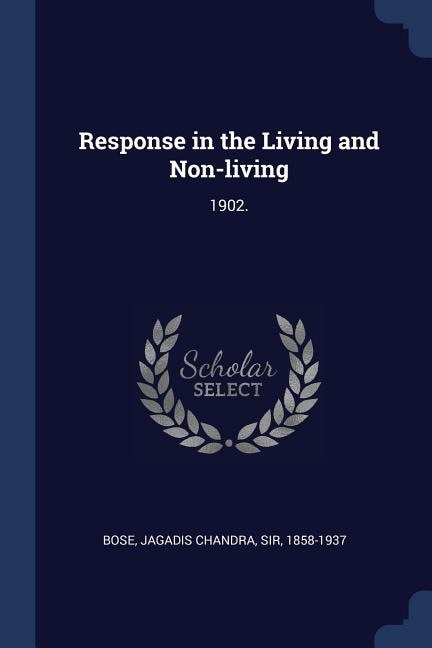 Front cover_Response in the Living and Non-living