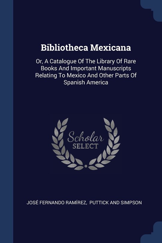 Front cover_Bibliotheca Mexicana