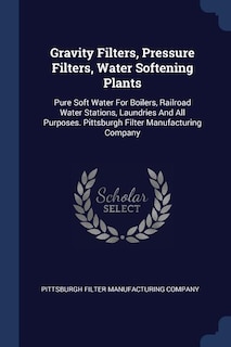 Front cover_Gravity Filters, Pressure Filters, Water Softening Plants