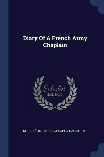 Couverture_Diary Of A French Army Chaplain
