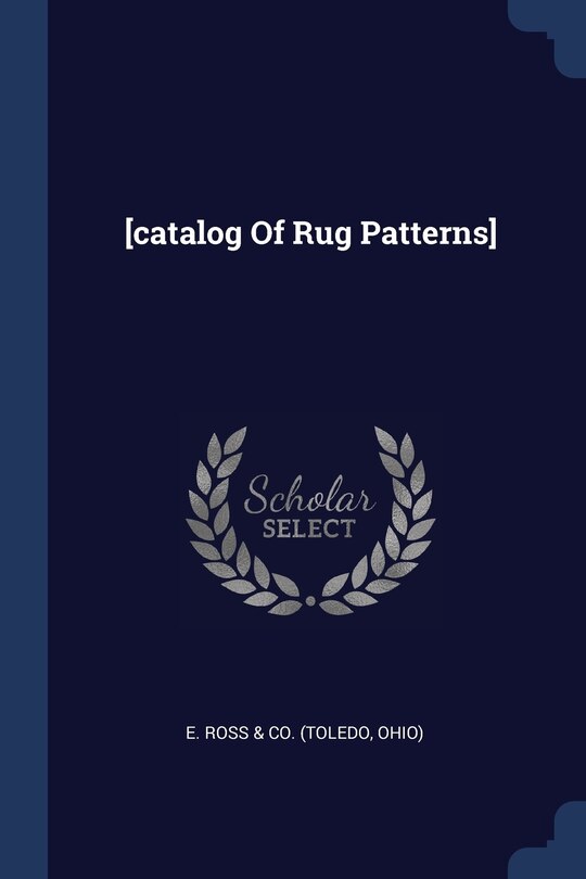 Front cover_[catalog Of Rug Patterns]