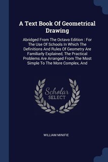 Front cover_A Text Book Of Geometrical Drawing