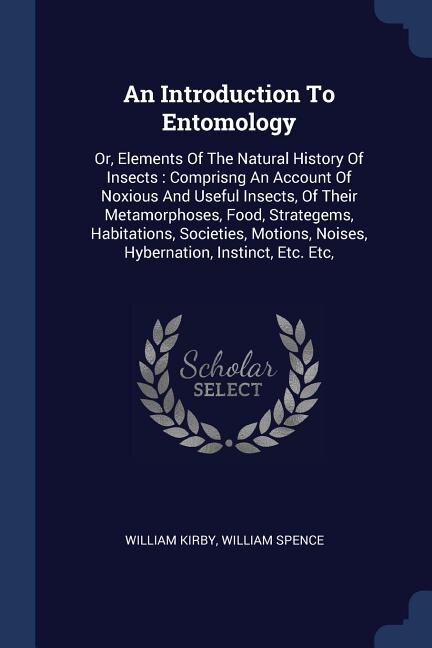 Front cover_An Introduction To Entomology