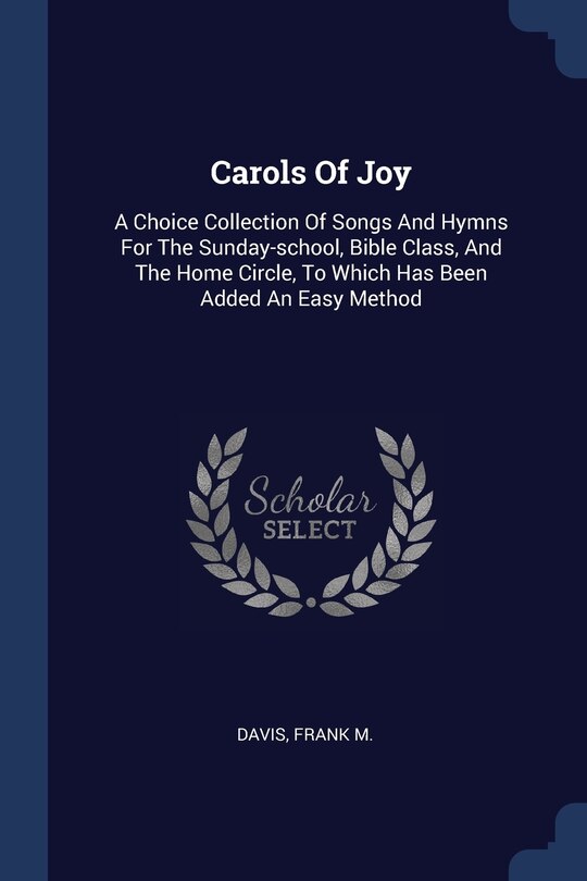 Couverture_Carols Of Joy