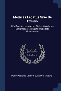 Front cover_Medices Legatus Sive De Exsilio