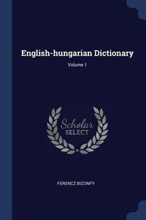 Front cover_English-hungarian Dictionary; Volume 1