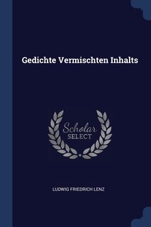 Front cover_Gedichte Vermischten Inhalts
