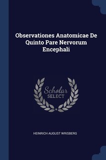 Front cover_Observationes Anatomicae De Quinto Pare Nervorum Encephali