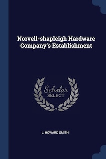 Front cover_Norvell-shapleigh Hardware Company's Establishment