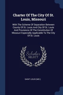 Couverture_Charter Of The City Of St. Louis, Missouri