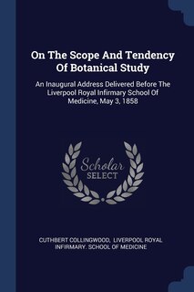 Couverture_On The Scope And Tendency Of Botanical Study