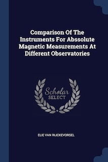 Comparison Of The Instruments For Abssolute Magnetic Measurements At Different Observatories