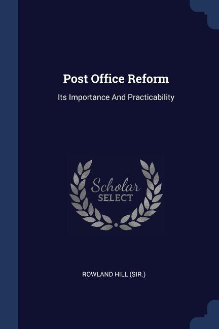 Front cover_Post Office Reform