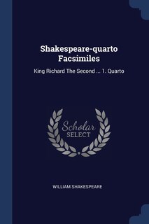 Couverture_Shakespeare-quarto Facsimiles