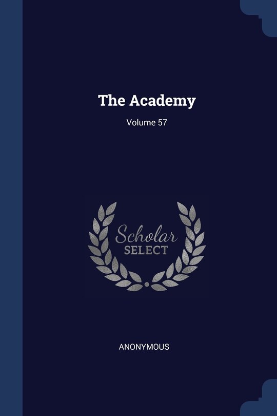 Front cover_The Academy; Volume 57
