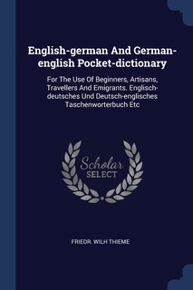 Front cover_English-german And German-english Pocket-dictionary