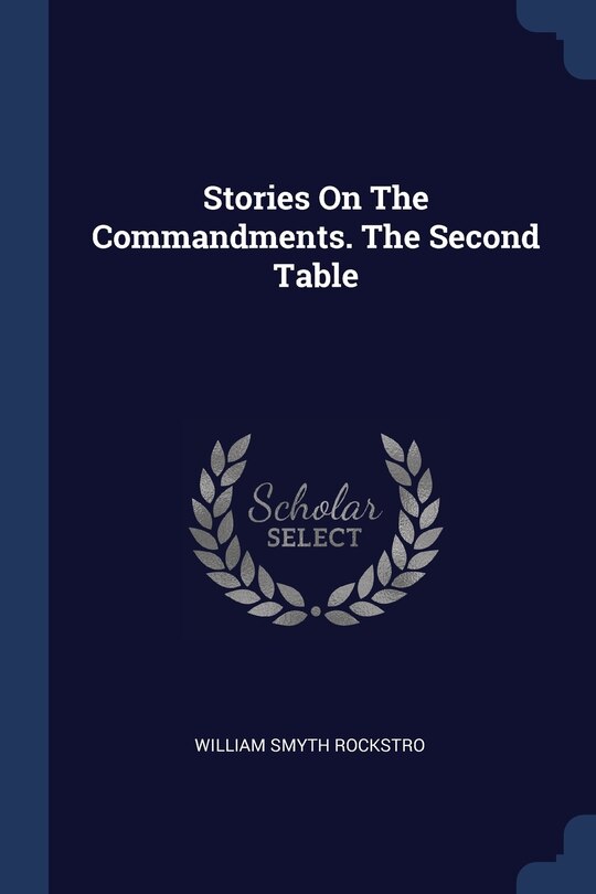 Front cover_Stories On The Commandments. The Second Table