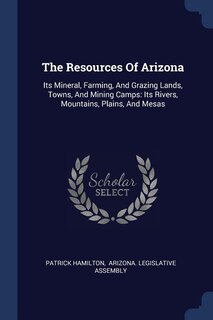 Front cover_The Resources Of Arizona