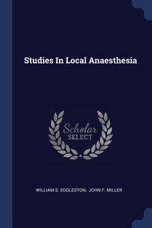 Couverture_Studies In Local Anaesthesia